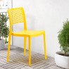 Lot de 20 Chaises pour bar restaurant en polypropylène Cross 