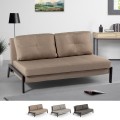 Divano letto 2 posti moderno design tessuto soggiorno Bellamy Promozione
