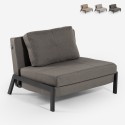Poltrona letto in tessuto pieghevole soggiorno ufficio Selene Promozione