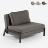 Poltrona letto in tessuto pieghevole soggiorno ufficio Selene Promozione