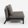 Fauteuil-lit en tissu pliable salon bureau Selene Remises
