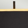 Lampada da tavolo scrivania elegante marmo bianco paralume nero Atlas Catalogo
