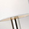 Lampada da parete classica moderna paralume in tessuto bianco Brianna1 Prezzo