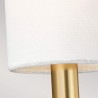 Klassisch moderne Wandlampe Weißer Stoff Lampenschirm Brianna1 Modell