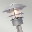 Straßenlampe aus Stahl IP44 moderne Gartenlaterne Helsigor Rabatte