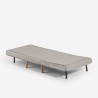 Poltrona letto pieghevole tessuto piedini in legno Miriam Catalogo