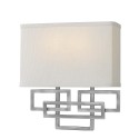 Lampe murale applique design moderne abat-jour en tissu Lanza Offre