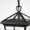 Lampe d'extérieur lanterne en métal suspendue classique Alford Place Remises