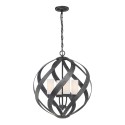 Lustre design moderne chandelier suspension 4 lumières Blacksmith Promotion