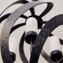 Lustre design moderne chandelier suspension 4 lumières Blacksmith Remises