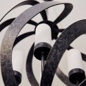 Moderner Design-Kronleuchter hängend 4 Lichter Blacksmith Sales