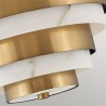 Moderne Design-Deckenleuchte Weißgold Echelon Verkauf