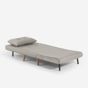Set divano letto 2 posti scandinavo + poltrona pieghevole Sienna Caratteristiche