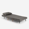 Canapé lit 2 places + fauteuil pliable velours style scandinave Sienna Achat