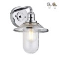 Applique vintage lampada parete industriale in metallo 1 luce Rigby Promozione