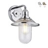 Applique vintage lampada parete industriale in metallo 1 luce Rigby Promozione
