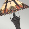 Lampada da tavolo stile Tiffany classico paralume colorato Cambridge Offerta
