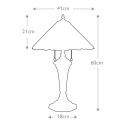 Lampada da tavolo stile Tiffany classico paralume colorato Cambridge Sconti