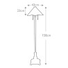 Lampada da terra classica in stile Tiffany paralume colorato Inglenook Saldi