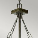 Lampadario classico stile Tiffany 3 luci paralume in vetro Inglenook Sconti