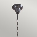 Lampadario stile Tiffany paralume 3 luci classico vetro colorato Kami Vendita