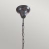 Lampadario stile Tiffany paralume 3 luci classico vetro colorato Kami Vendita