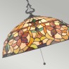 Tiffany-Stil Deckenlampe 3 Lichter klassisches Buntglas Kami Sales