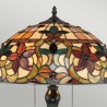 Lampada da tavolo classica stile Tiffany 2 luci scrivania ufficio Kami Vendita