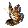 Tischlampe Schreibtisch Tiffany buntes Glas Schmetterling Obutterfly Verkauf