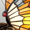 Tischlampe Schreibtisch Tiffany buntes Glas Schmetterling Obutterfly Angebot