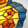 Tischlampe Schreibtisch Tiffany buntes Glas Schmetterling Obutterfly Sales