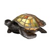 Lampada da tavolo tartaruga stile Tiffany paralume colorato Sawback Promozione