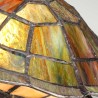 Lampada da tavolo tartaruga stile Tiffany paralume colorato Sawback Saldi