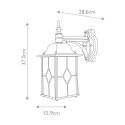 Lampada da parete esterno giardino lanterna stile classico Wexford 2 Sconti