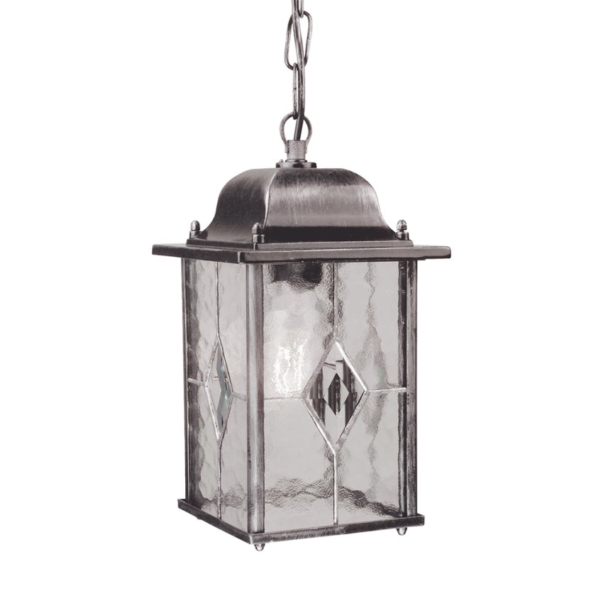 Lampada lanterna classica da esterno a sospensione giardino Wexford 9 Promozione
