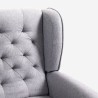 Moderner Sessel Relax Bergere mit Neigefunktion aus Stoff Ethron Class 
