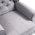 Moderner Sessel Relax Bergere mit Neigefunktion aus Stoff Ethron Class 