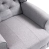 Moderner Sessel Relax Bergere mit Neigefunktion aus Stoff Ethron Class 