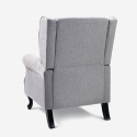 Moderner Sessel Relax Bergere mit Neigefunktion aus Stoff Ethron Class 