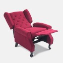 Moderner Sessel Relax Bergere mit Neigefunktion aus Stoff Ethron Class Eigenschaften