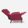 Moderner Sessel Relax Bergere mit Neigefunktion aus Stoff Ethron Class Modell