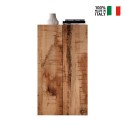 Armadio multiuso soggiorno ufficio 2 ante 2 scaffali 63x35x114cm Liara Offerta