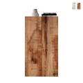 Armadio multiuso soggiorno ufficio 2 ante 2 scaffali 63x35x114cm Liara Promozione