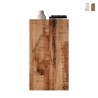 Armadio multiuso soggiorno ufficio 2 ante 2 scaffali 63x35x114cm Liara Promozione