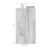 Armadio multiuso soggiorno ufficio 2 ante 2 scaffali 63x35x114cm Liara 