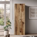 Armadio ufficio soggiorno moderno 2 ante 3 scaffali 63x35x184cm Monts Prezzo