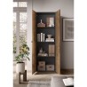 Armadio ufficio soggiorno moderno 2 ante 3 scaffali 63x35x184cm Monts Acquisto