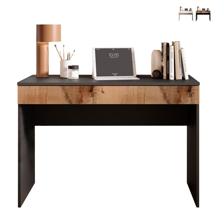 Scrivania ufficio salvaspazio moderna con cassetto 110x50x76cm Liam Promozione Scrivania ufficio salvaspazio moderna con cassetto 110x50x76cm Liam Promozione
