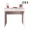 Scrivania salvaspazio 78x50x76cm ufficio cameretta con cassetto Kirk Sconti