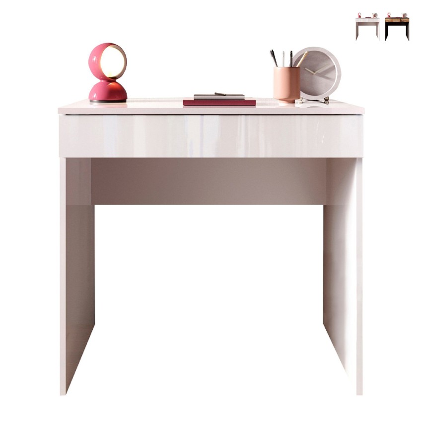 Scrivania salvaspazio 78x50x76cm ufficio cameretta con cassetto Kirk Promozione Scrivania salvaspazio 78x50x76cm ufficio cameretta con cassetto Kirk Promozione